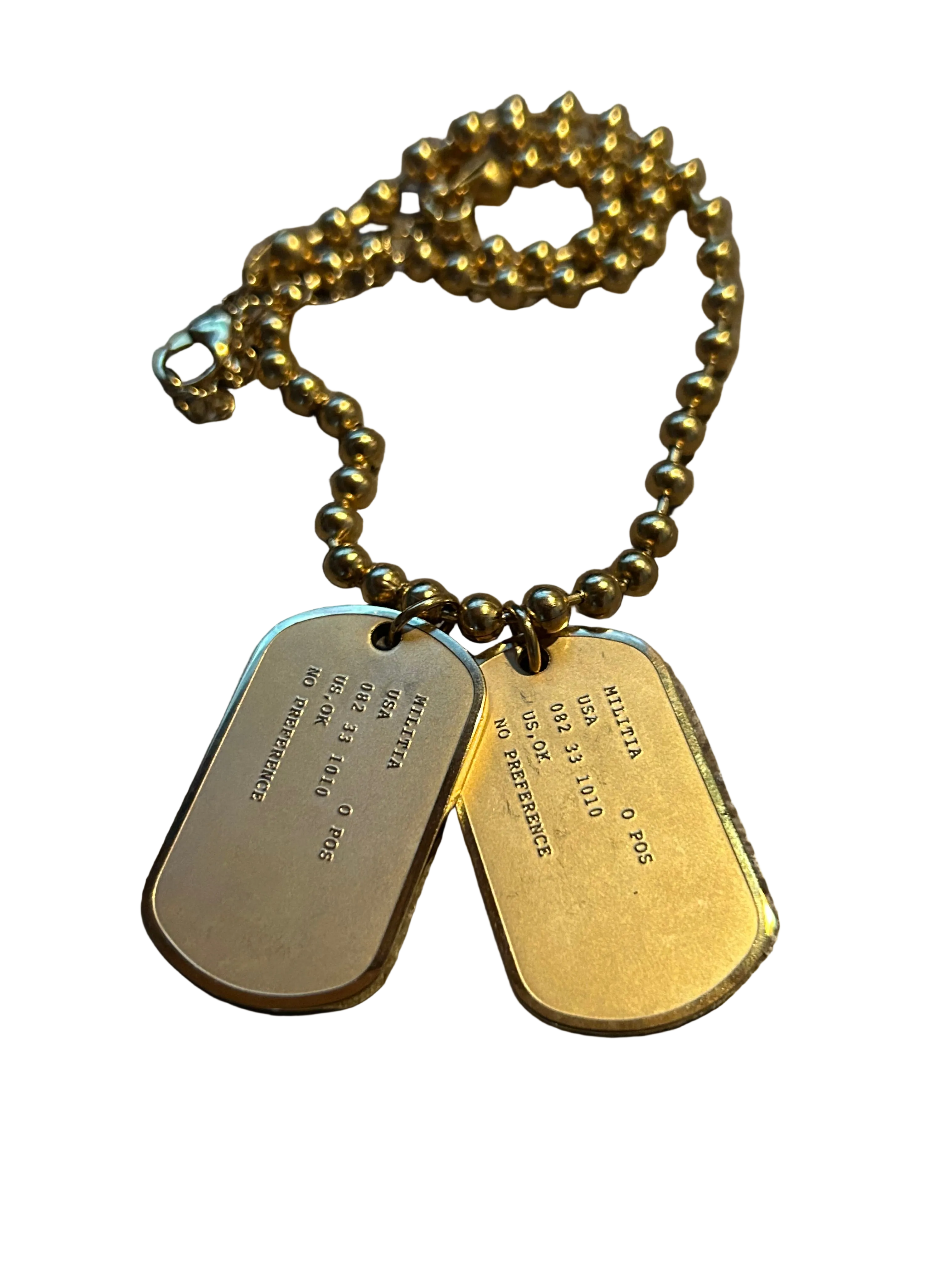 Militia Dog tags